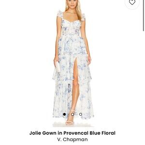 V. Chapman The Jolie Dress in Provencal Blue Floral